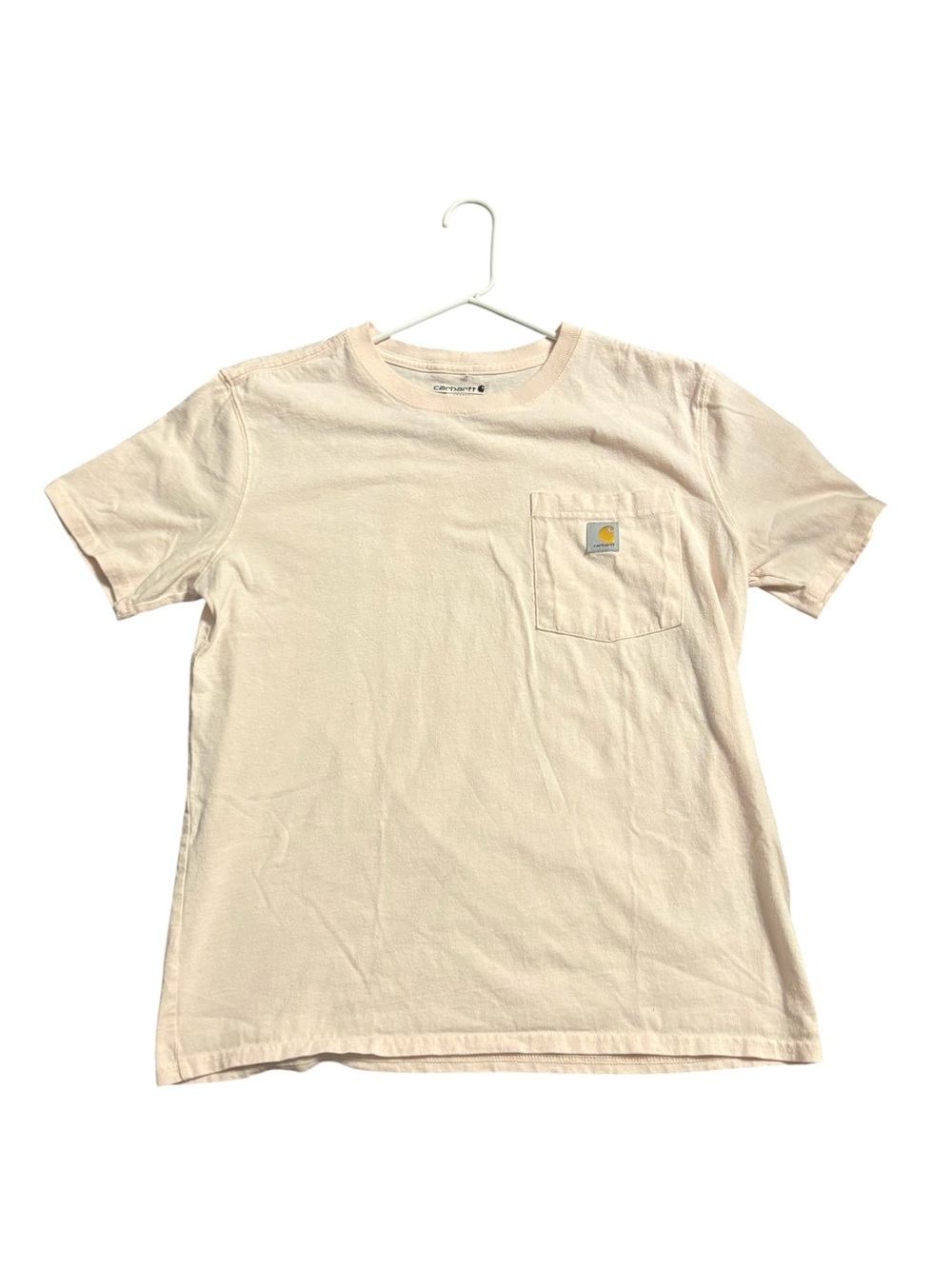 Carhartt women’s  Pocket T-Shirt in Light pink size M